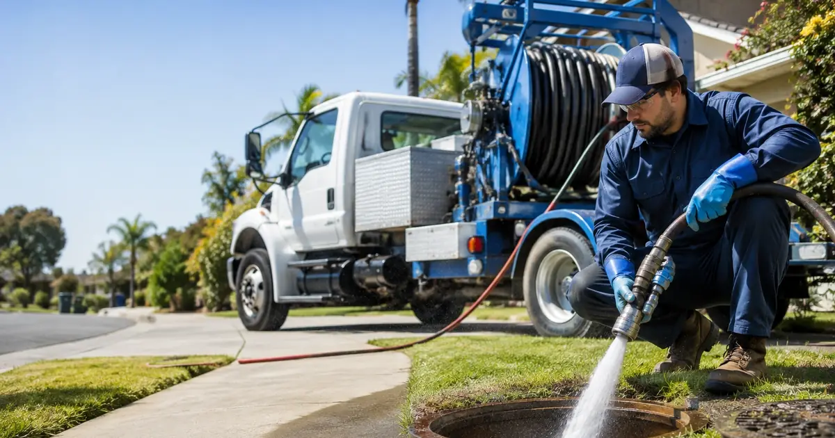 Hydro jet sewer cleaning Cedar Ridge
