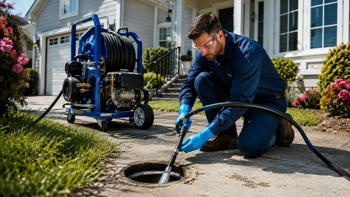 Residential Hydro Jet Drain Cleaning in Cedar Ridge